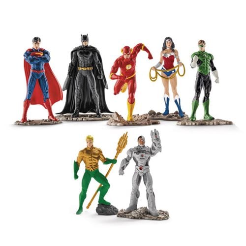 Justice League PVC Figurine 7-Pack